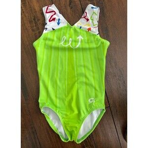 GK Child Small Wright’s Gymnastics Green One Piece Leotard